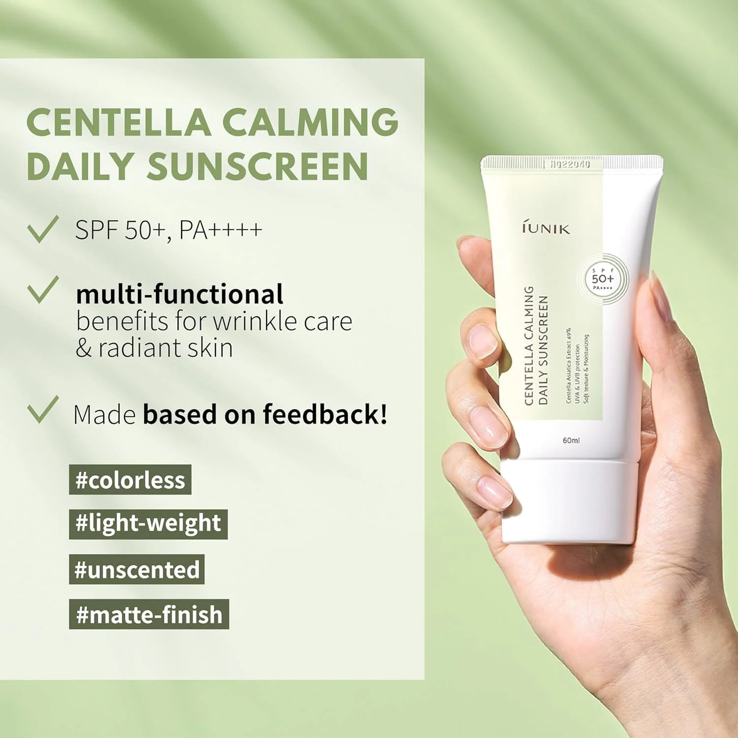 Iunik Centella Calming Daily Sunscreen